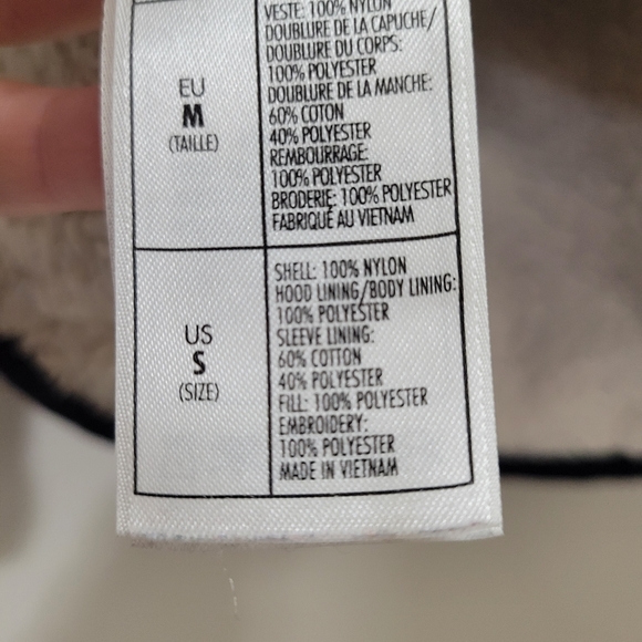 Disney parks mickey quilted puffer jacket lightweight S black - Picture 4 of 5